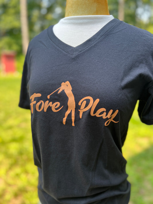Ladies Fore Play Golf T-shirt