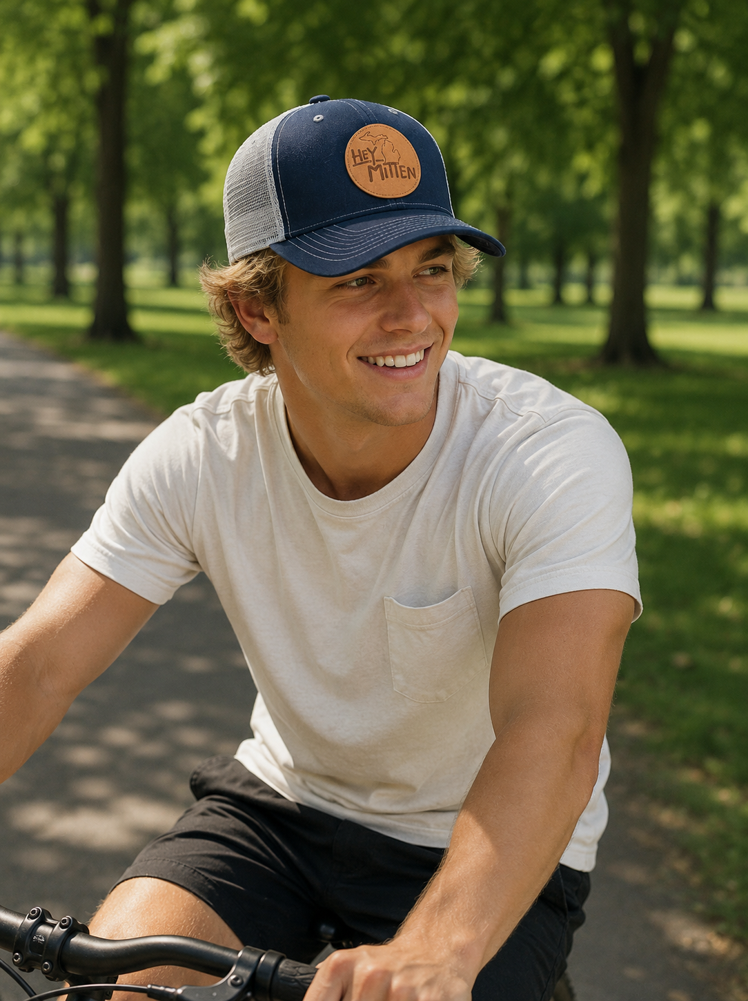 Hey Mitten Leather Patch Soft Hat