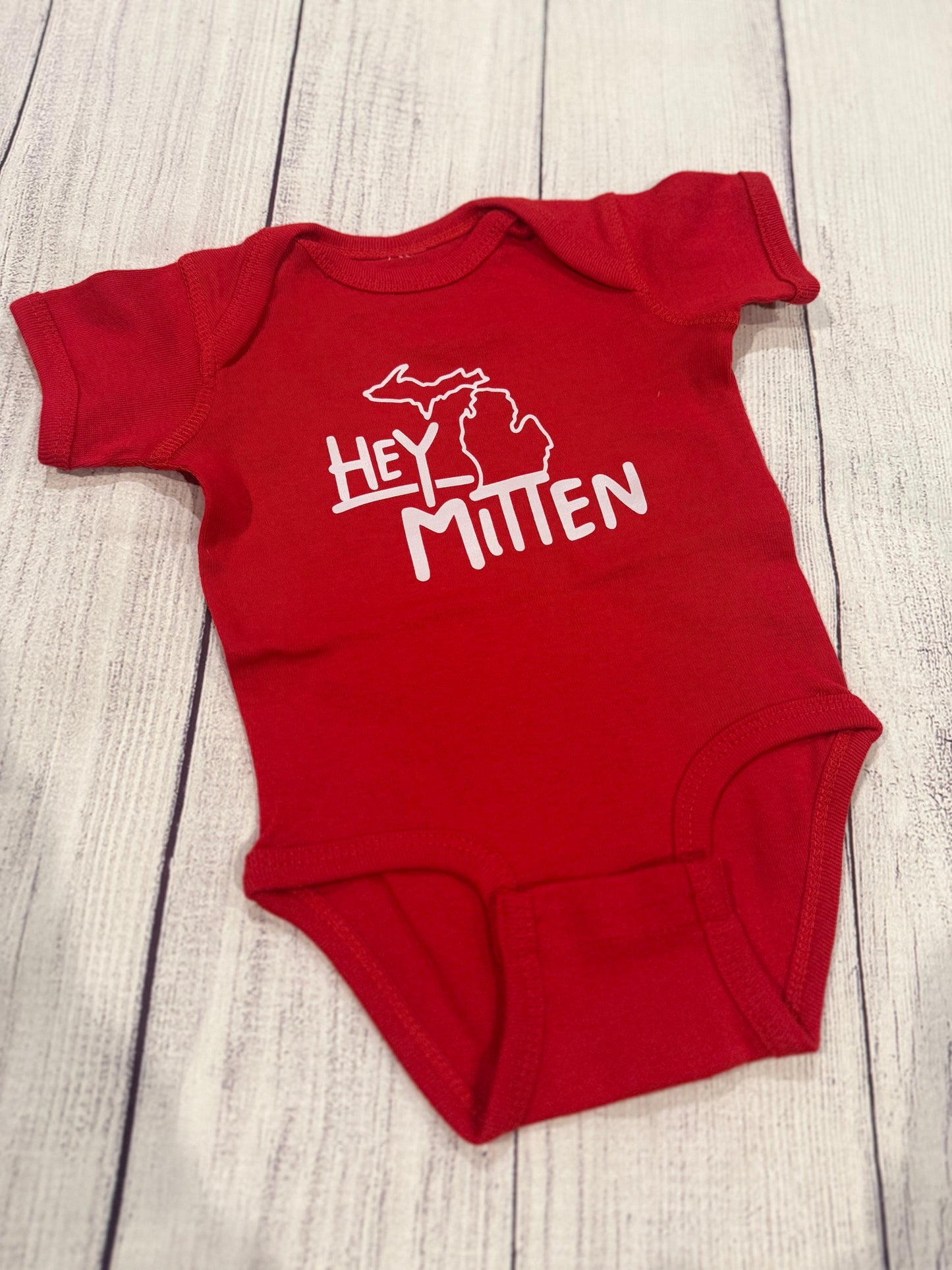 Hey Mitten Baby Bodysuit
