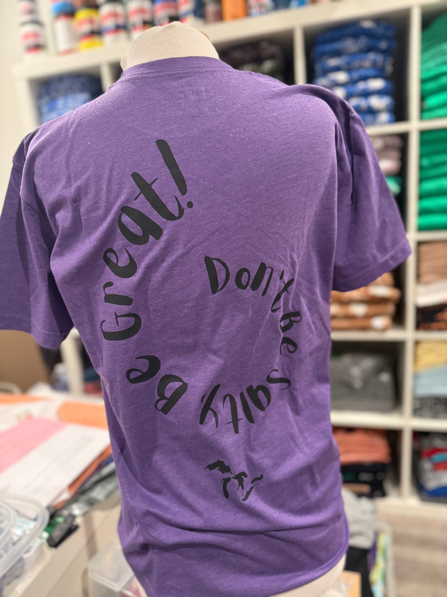 Don’t Be Salty, Be Great (Swirl) T-shirt