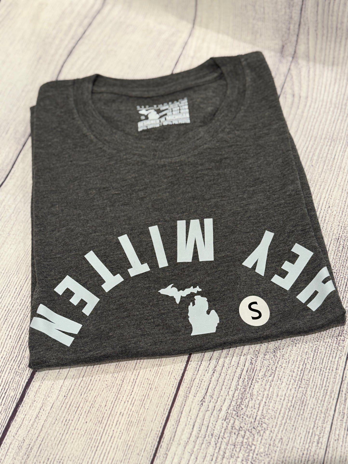 Upside Down Hey Mitten T-shirt