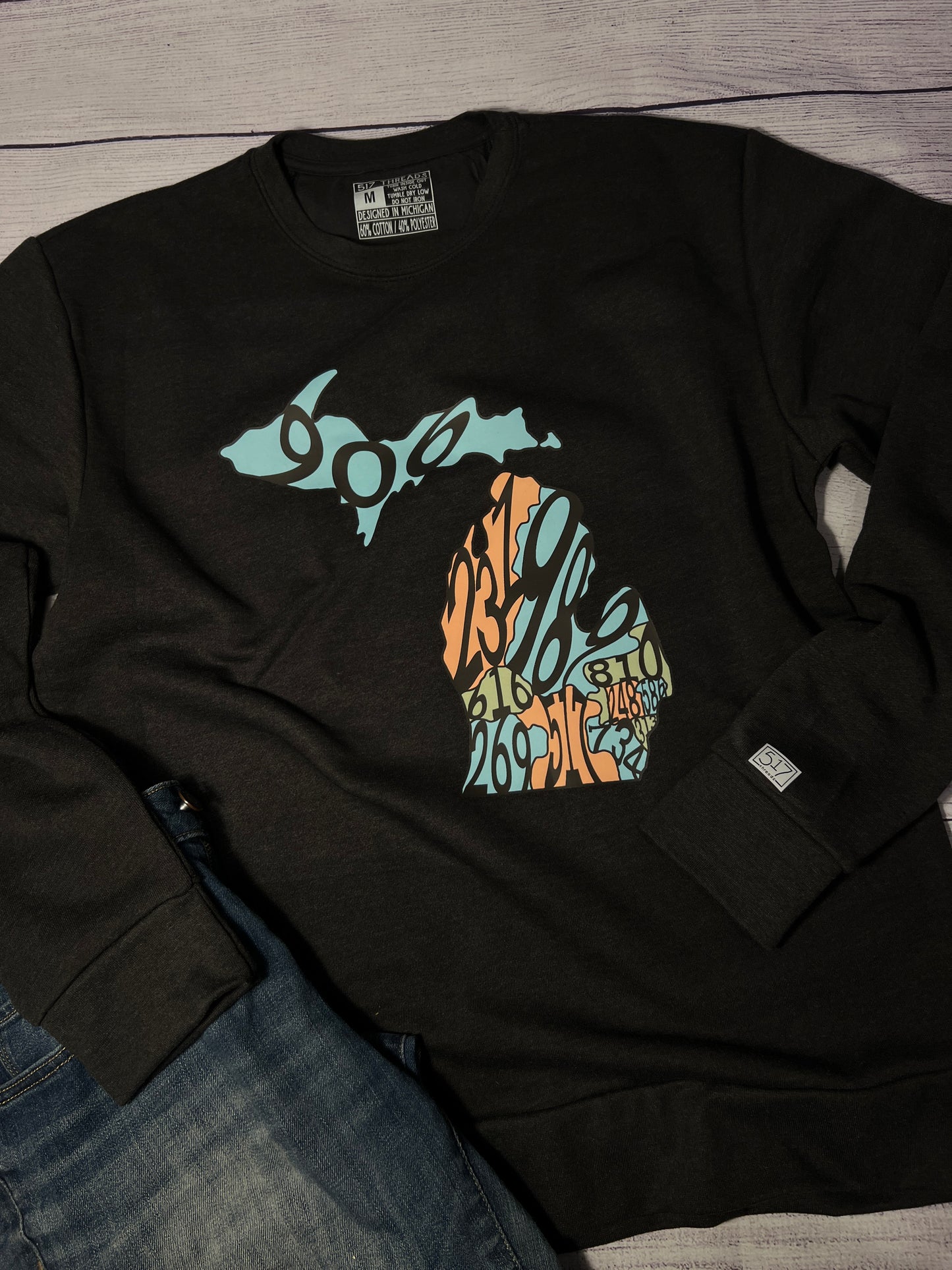 Area Codes Crewneck Sweatshirt