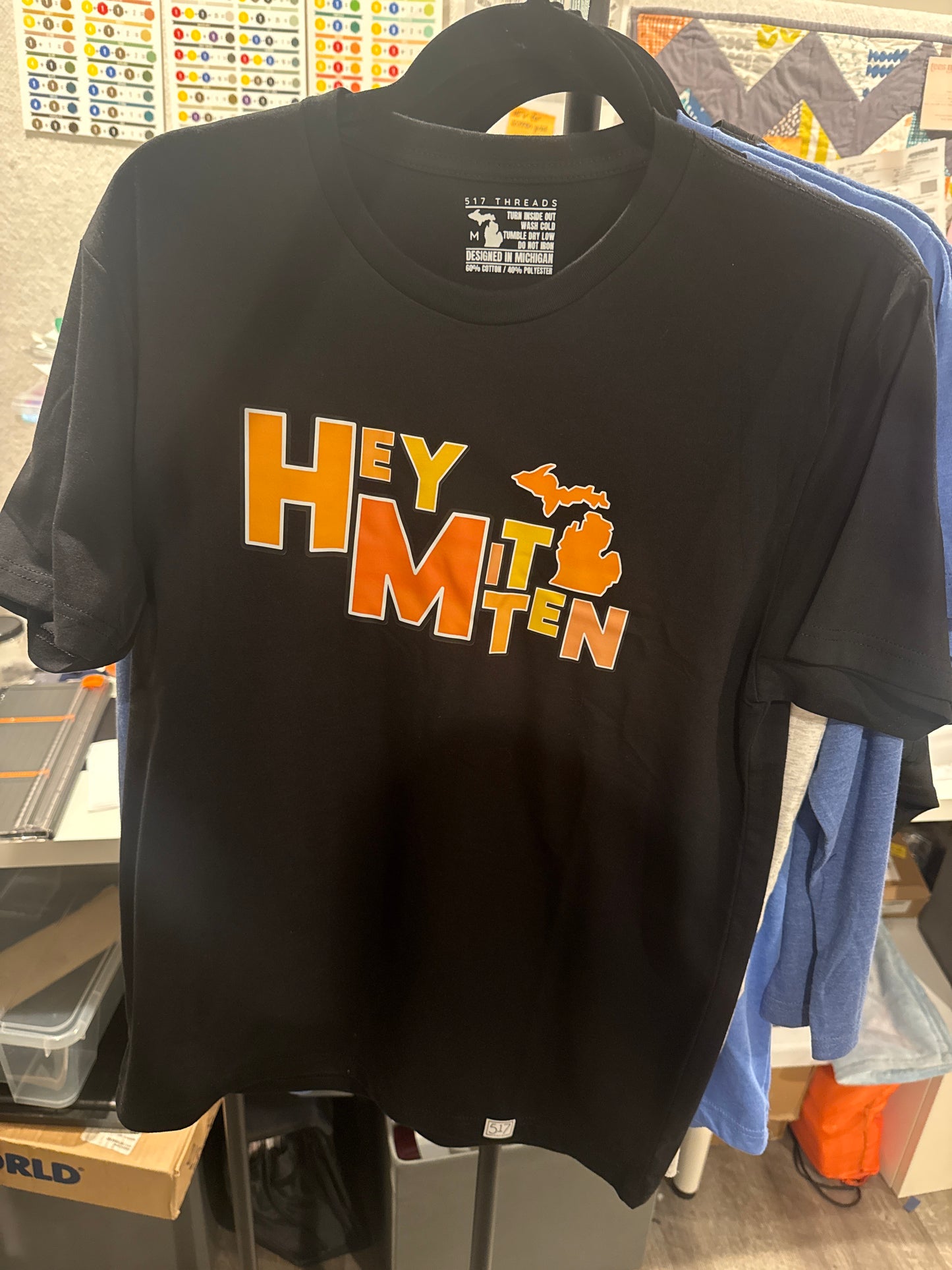 Stacked Hey Mitten T-shirt