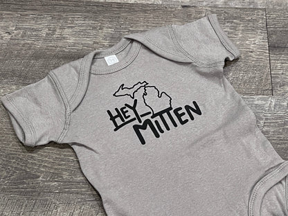 Hey Mitten Infant Onesie