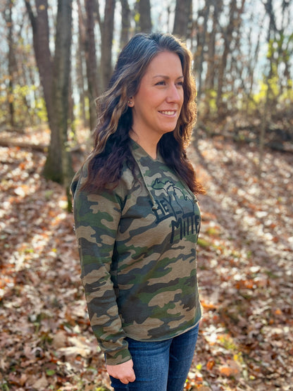 Hey Mitten Camo Hoodie