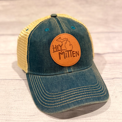 Hey Mitten Leather Patch Soft Hat