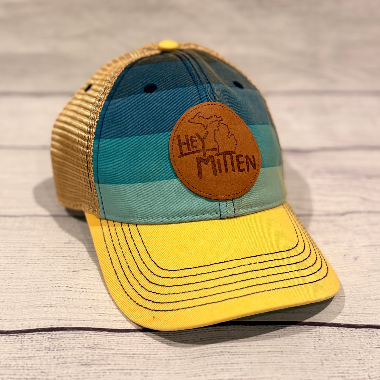 Hey Mitten Leather Patch Soft Hat