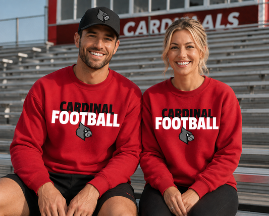 Cardinals Football Crewneck Sweatshirt