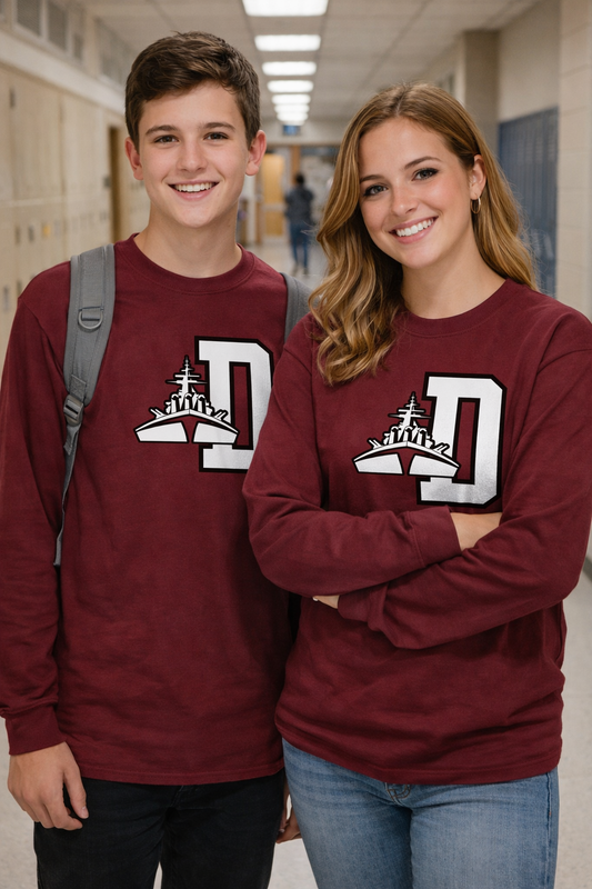 Dexter Block D Long sleeve T-Shirt