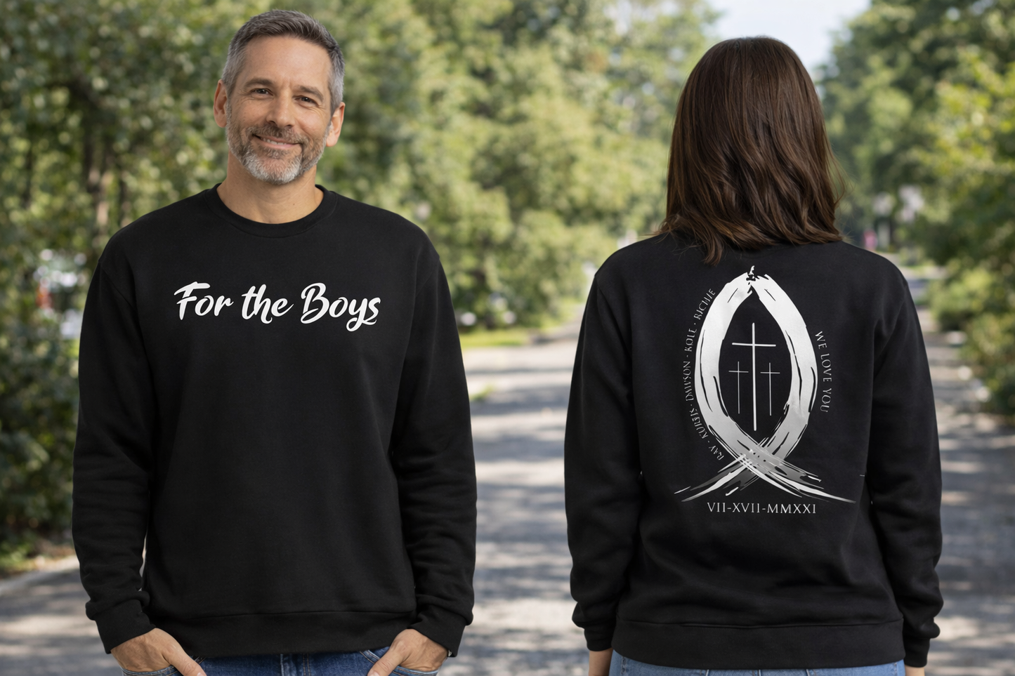 For The Boys Crewneck Sweatshirt