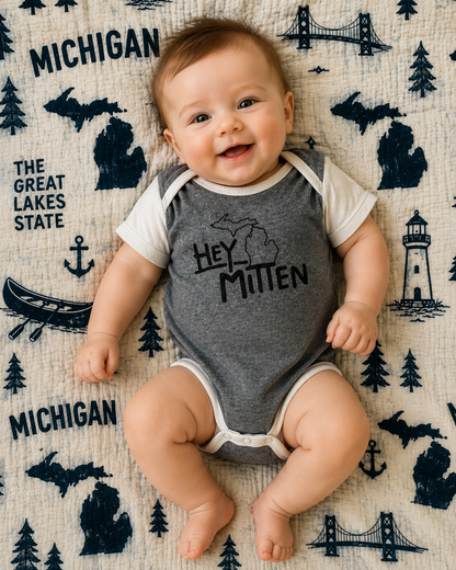 Hey Mitten Baby Bodysuit