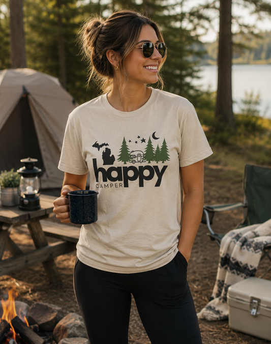 Happy MI Camper T-shirt