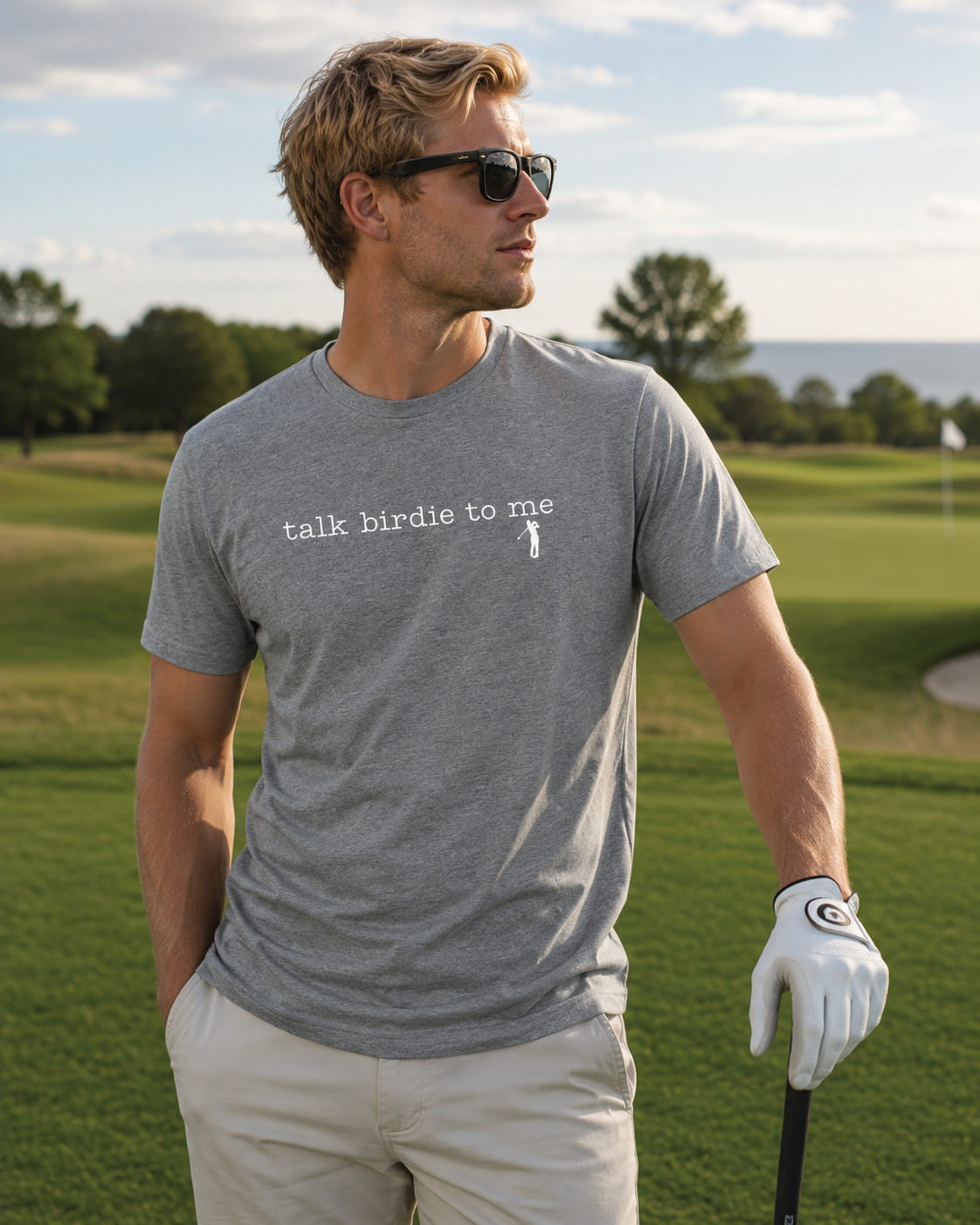 Talk birdie to me Golf tshirt