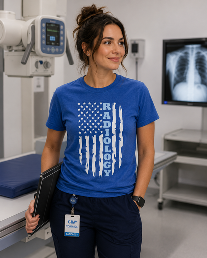 Radiology Flag T-shirt