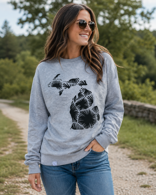 Petoskey Michigan Crewneck Sweatshirt