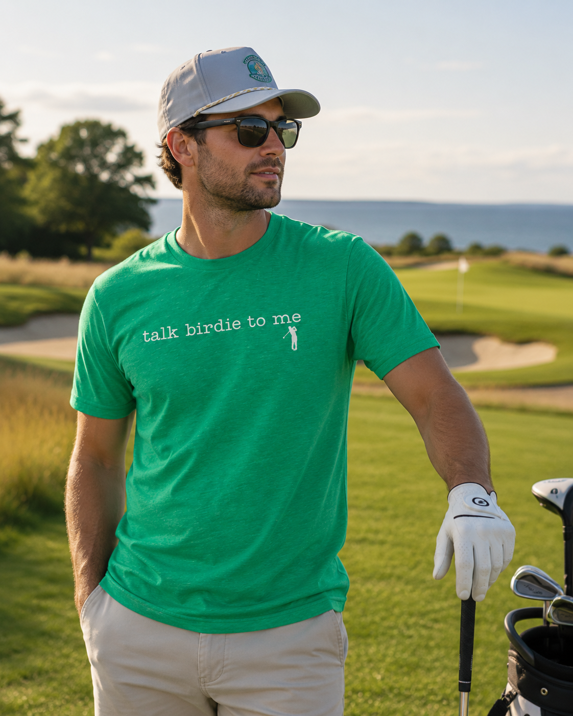 Talk birdie to me Golf tshirt