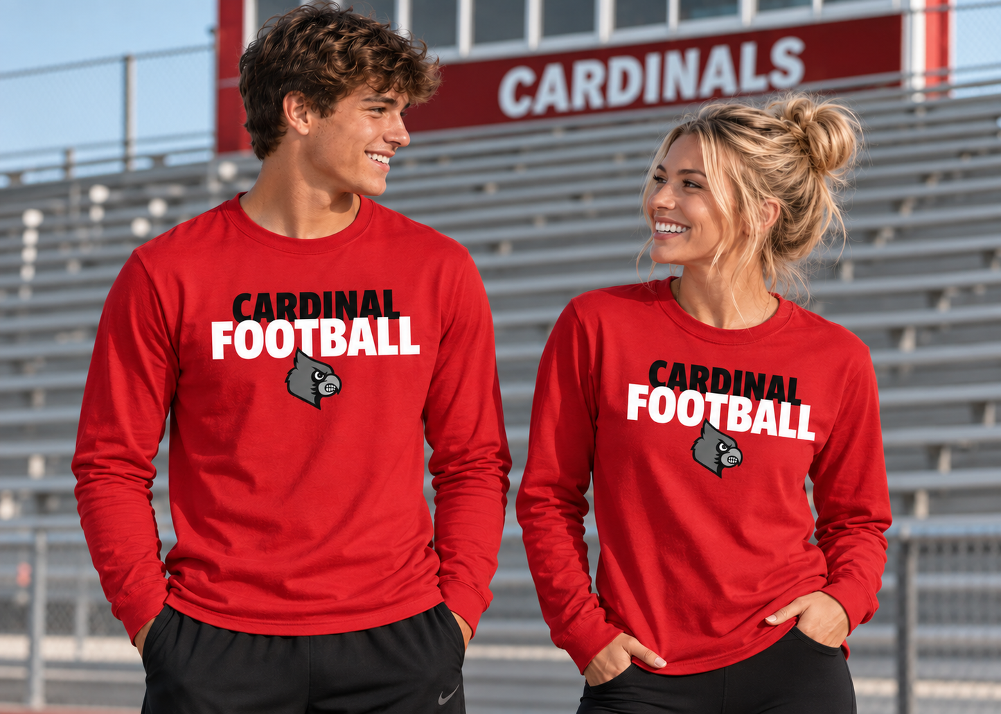 Cardinals Football long sleeve shirt