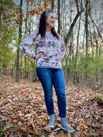 Hey Mitten Squared Bleached Sweatshirt