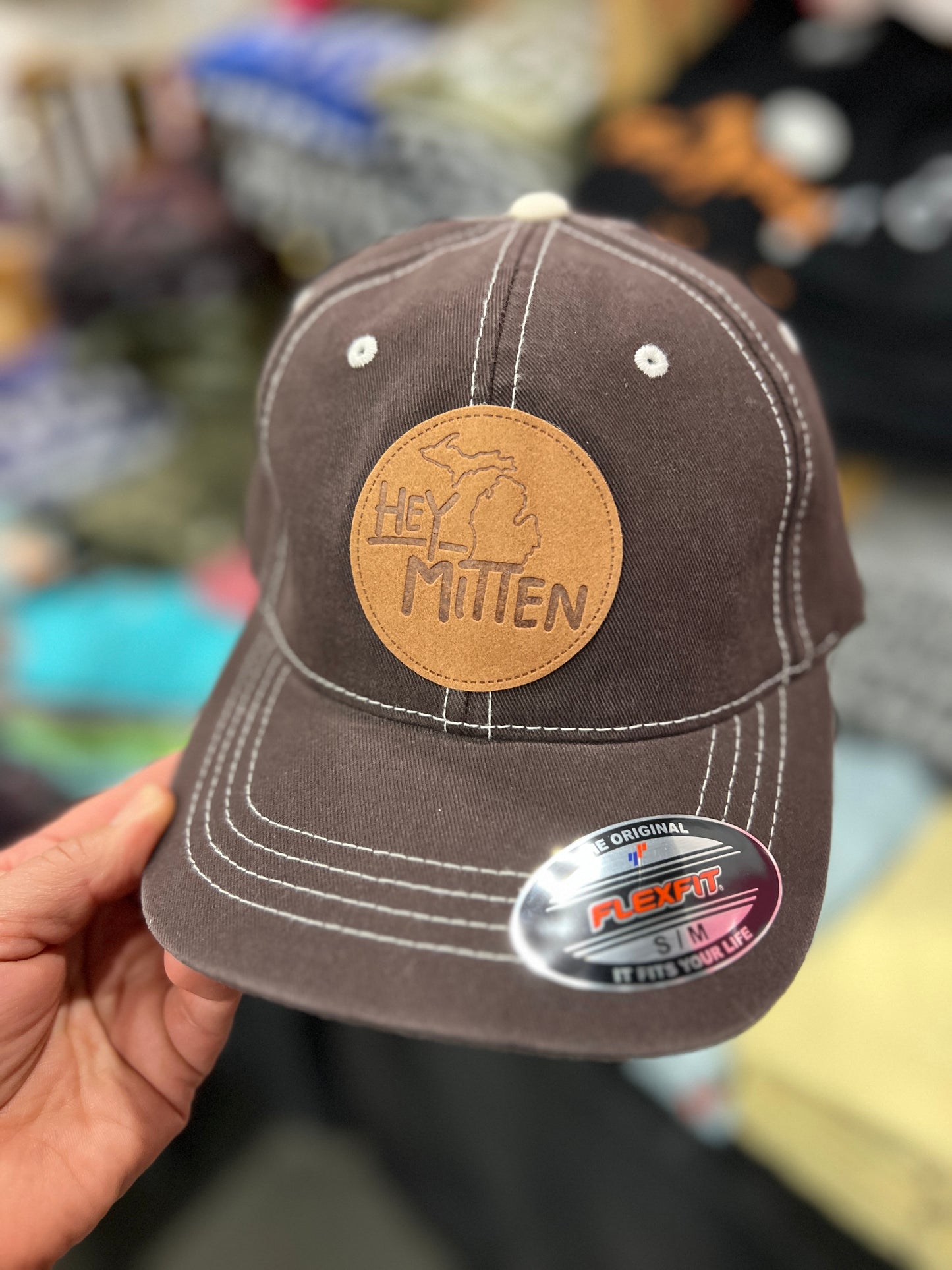 Hey Mitten Leather Youth Hat