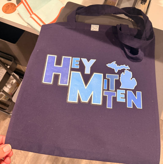 Hey Mitten Tote Bag
