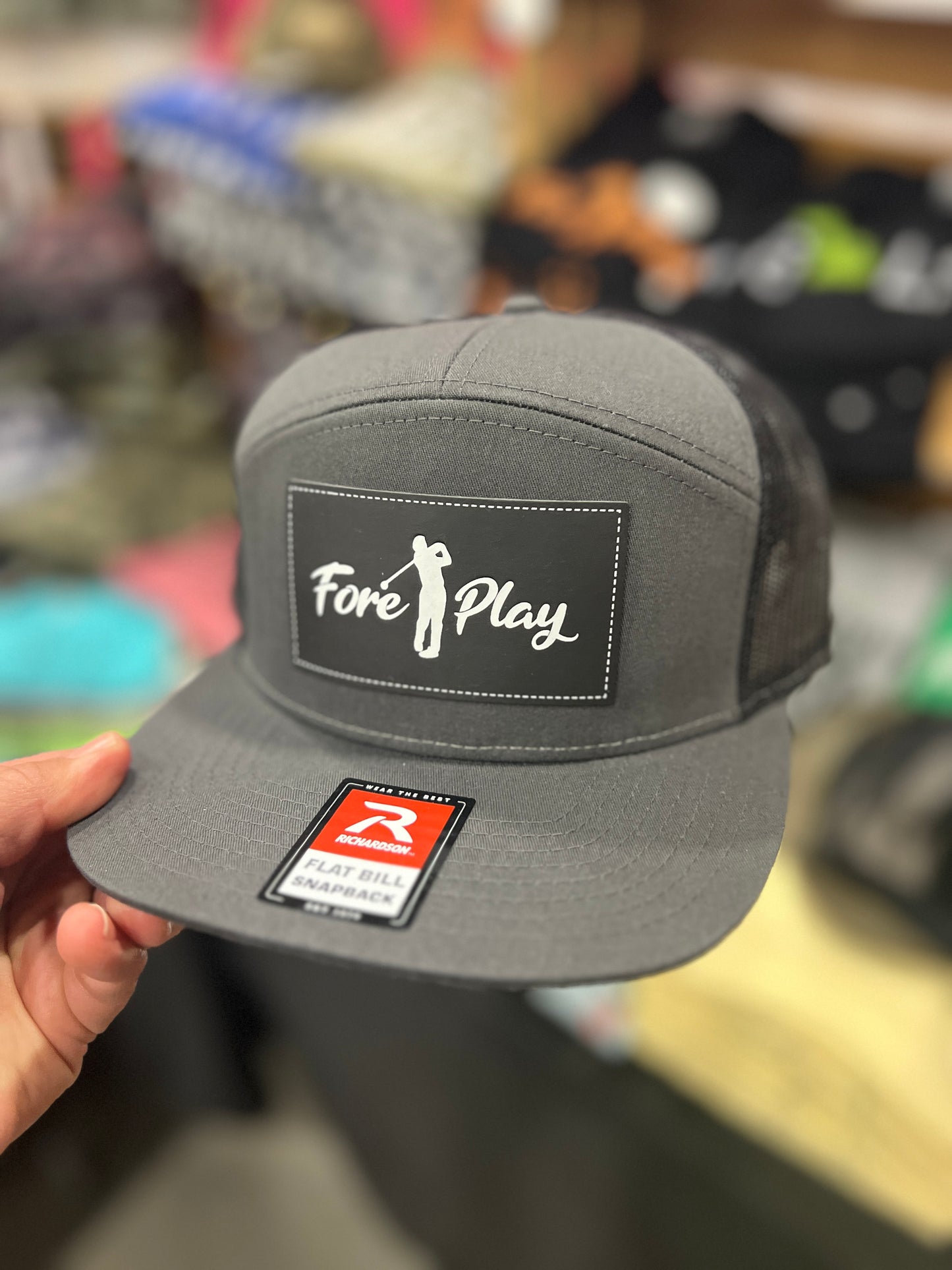 Fore Play Golf Flat Bill Hat