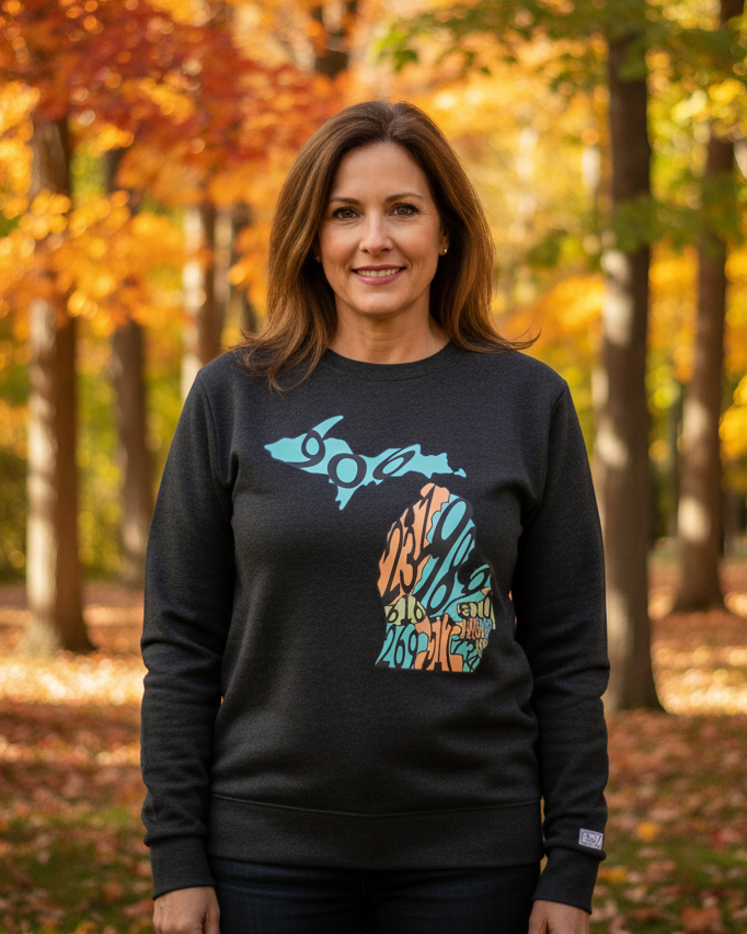Area Codes Crewneck Sweatshirt