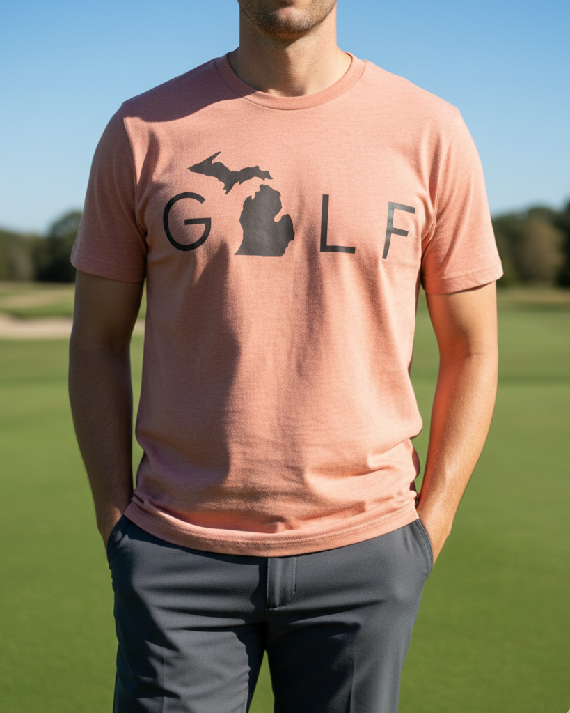 Golf Michigan short sleeve Shirt