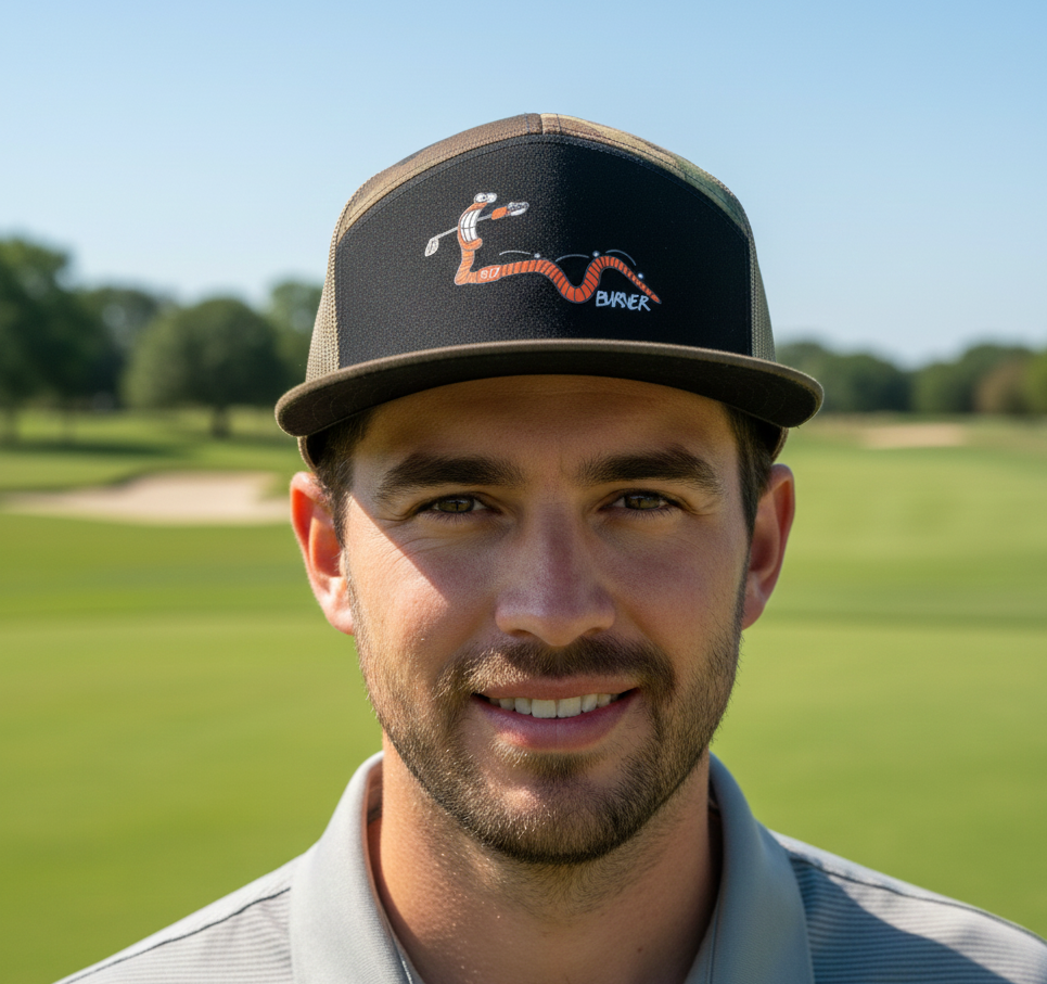 Worm Burner Golf Flat Bill Hat
