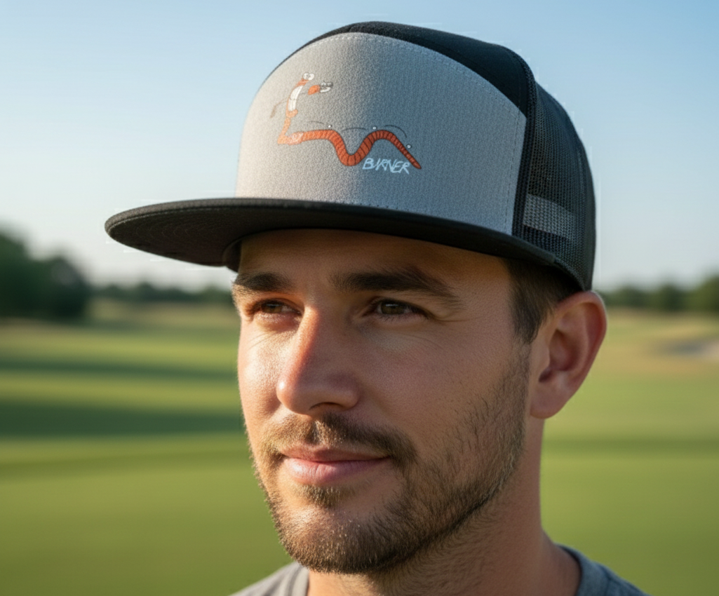 Worm Burner Golf Flat Bill Hat