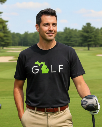 Golf Michigan short sleeve Shirt