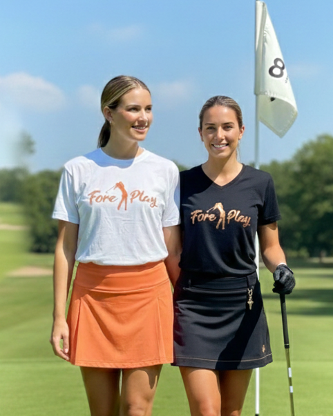 Ladies Fore Play Golf T-shirt