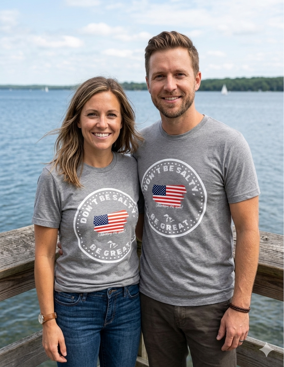 Don’t Be Salty, Be Great™ (USA) T-shirt
