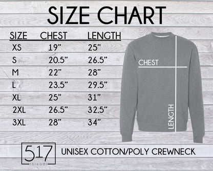 Northern Lights Bleached LOCAL Crewneck