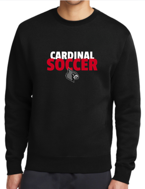 Cardinal Soccer Crewneck Sweatshirt