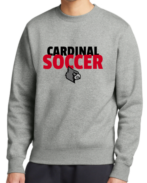 Cardinal Soccer Crewneck Sweatshirt