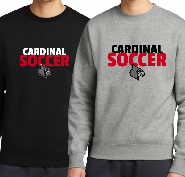 Cardinal Soccer Crewneck Sweatshirt