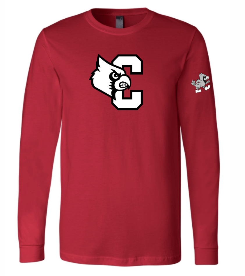 Cardinals Block C long sleeve shirt
