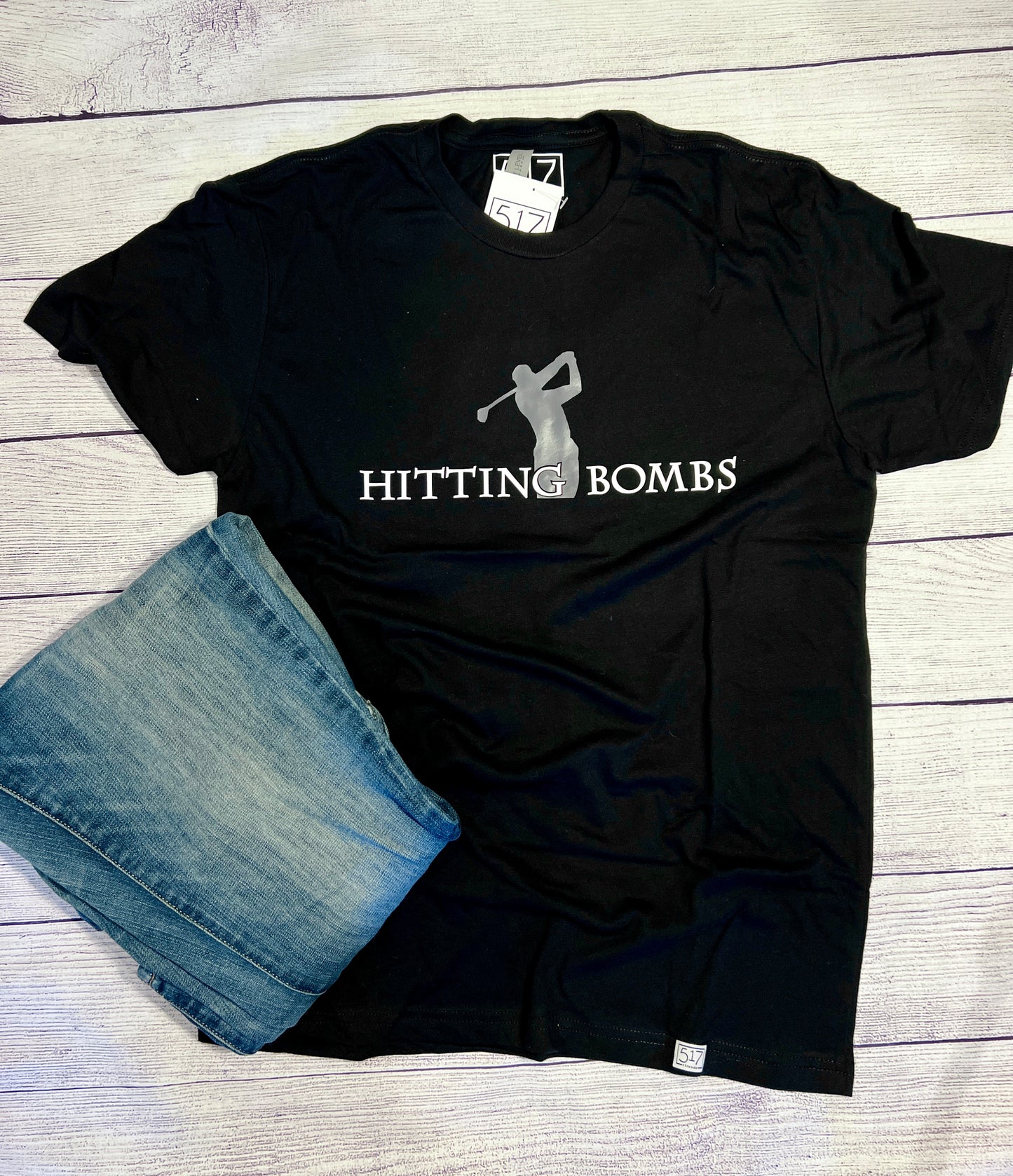 Hitting Bombs Golf T-shirt