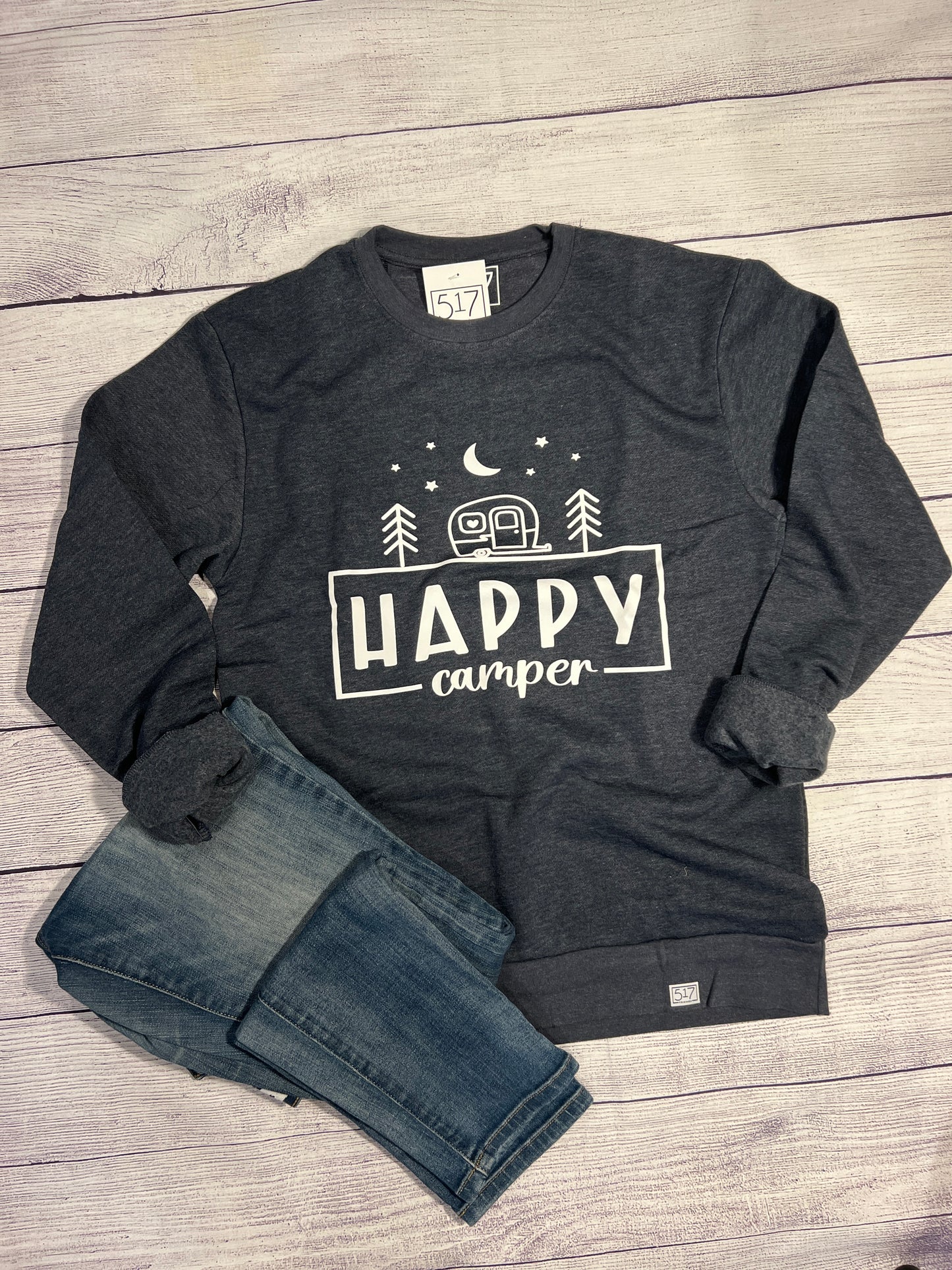 Happy Camper Crewneck Sweatshirt