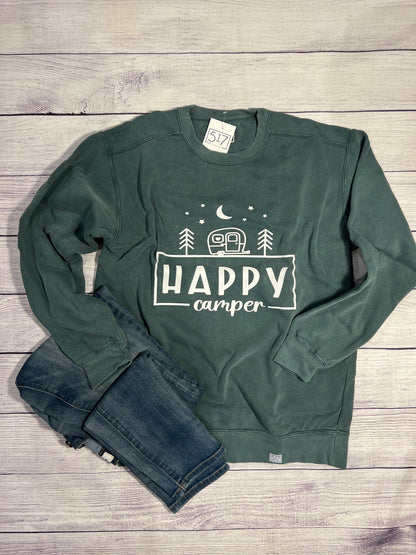 Happy Camper Crewneck Sweatshirt