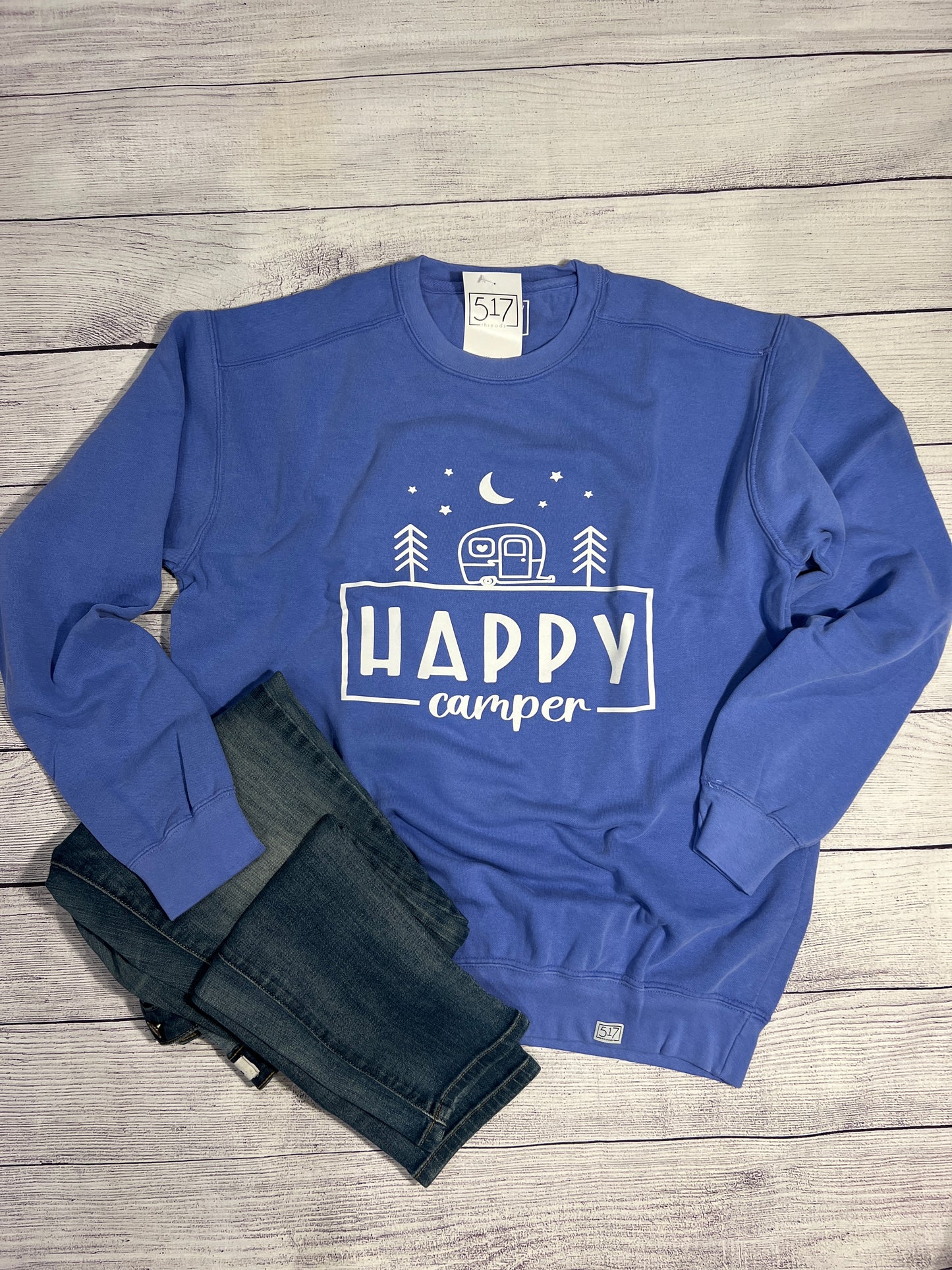 Happy Camper Crewneck Sweatshirt