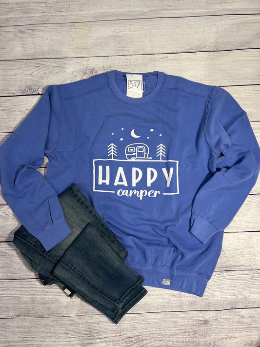 Happy Camper Crewneck Sweatshirt