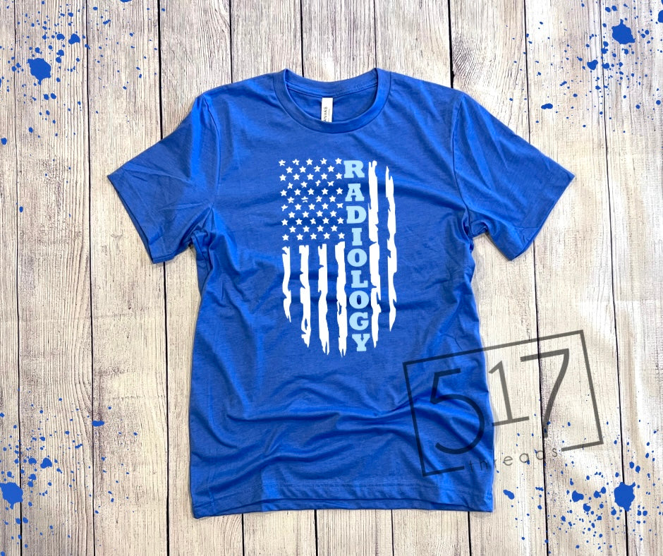 Radiology Flag T-shirt