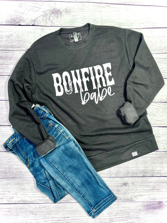 Bonfire Babe Crewneck Sweatshirt